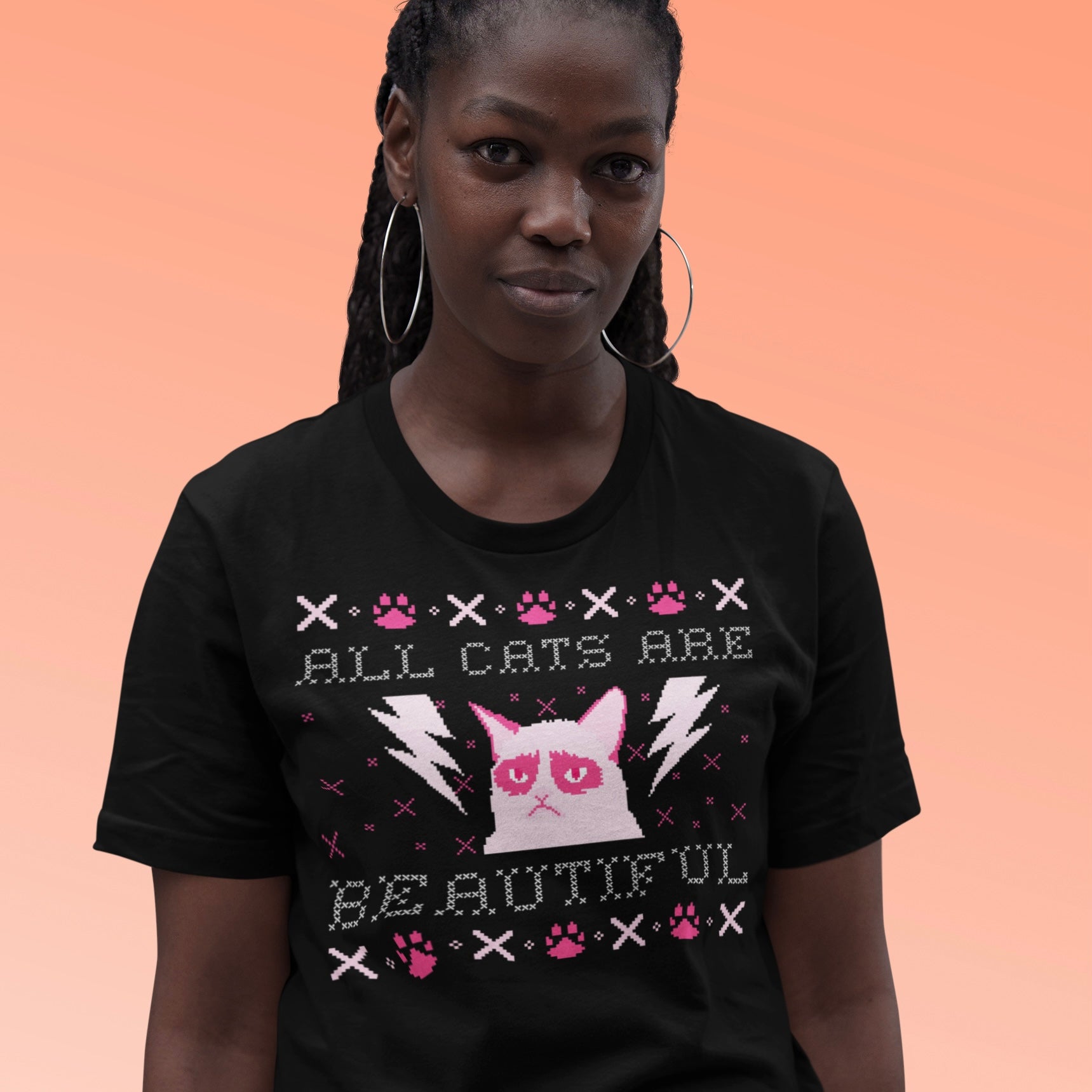 Acab shirt with a Christmas theme- shop feminist trash for Acab T-shirts and political clothing.