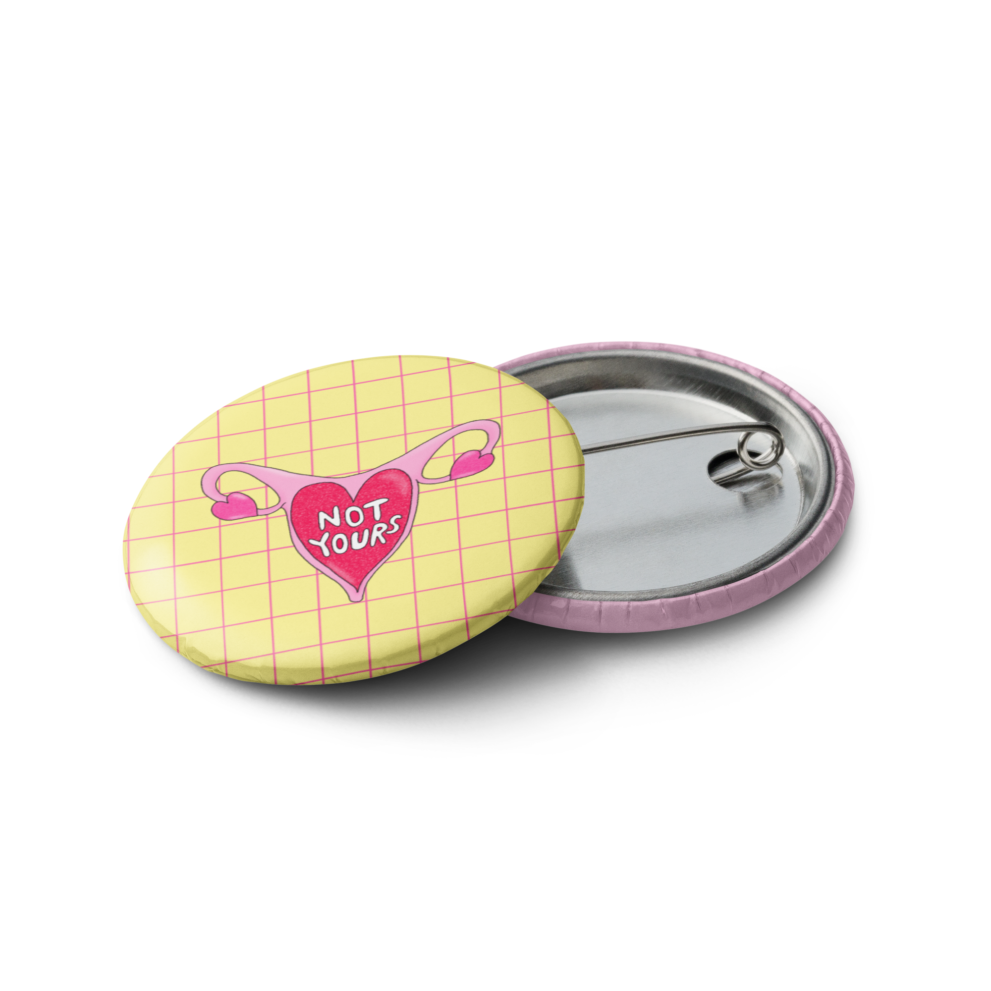 Period Positive Set of 5 pin buttons