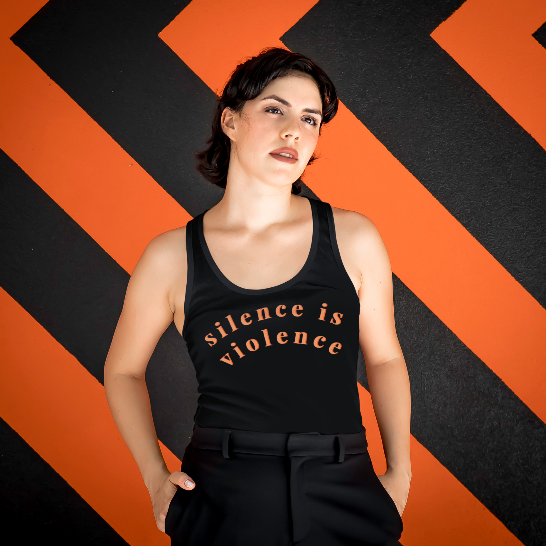 Silence Is Violence Unisex Feminist Tank Top - Shop Social Justice Feminist Apparel