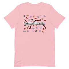 Bold Pink Feminist Tee - "Stomp the Patriarchy" - Shop Feminist T Shirts