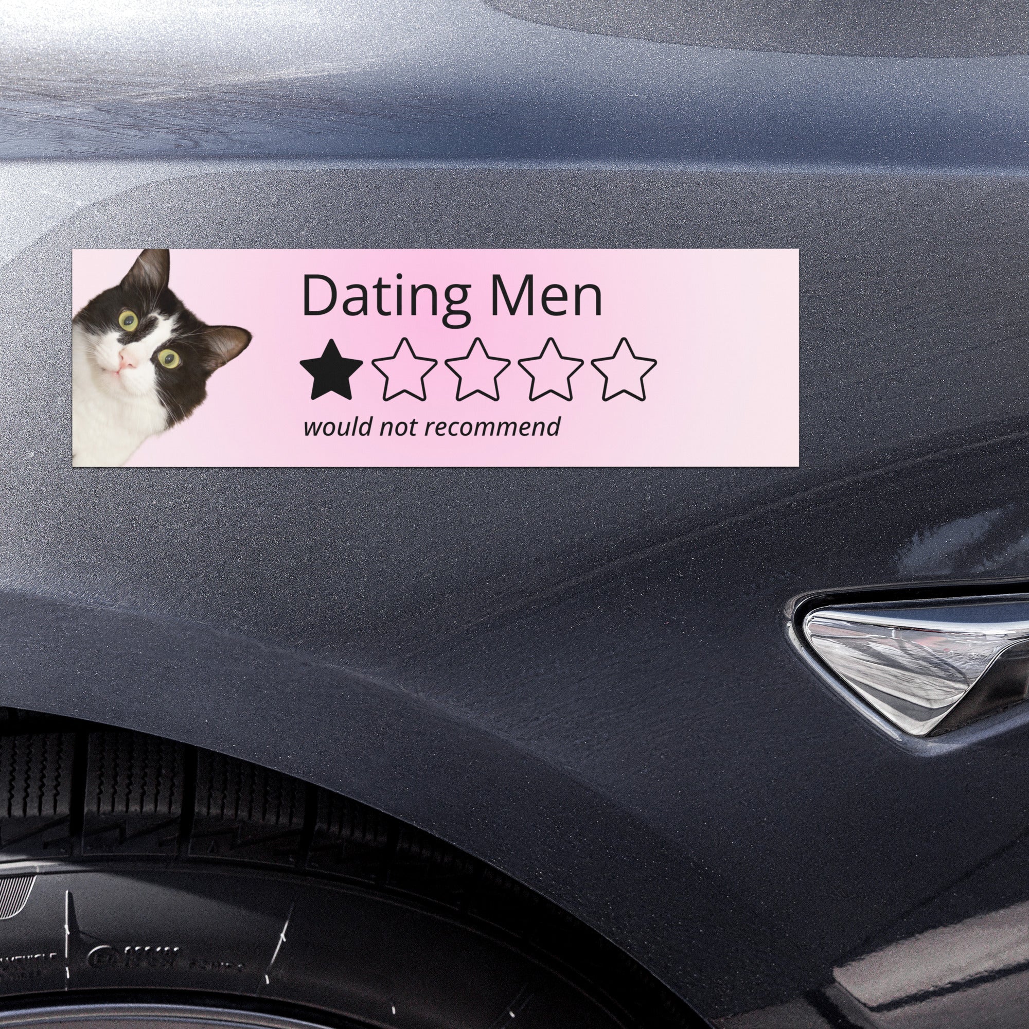 Dating Men Magnetic Bumper Sticker