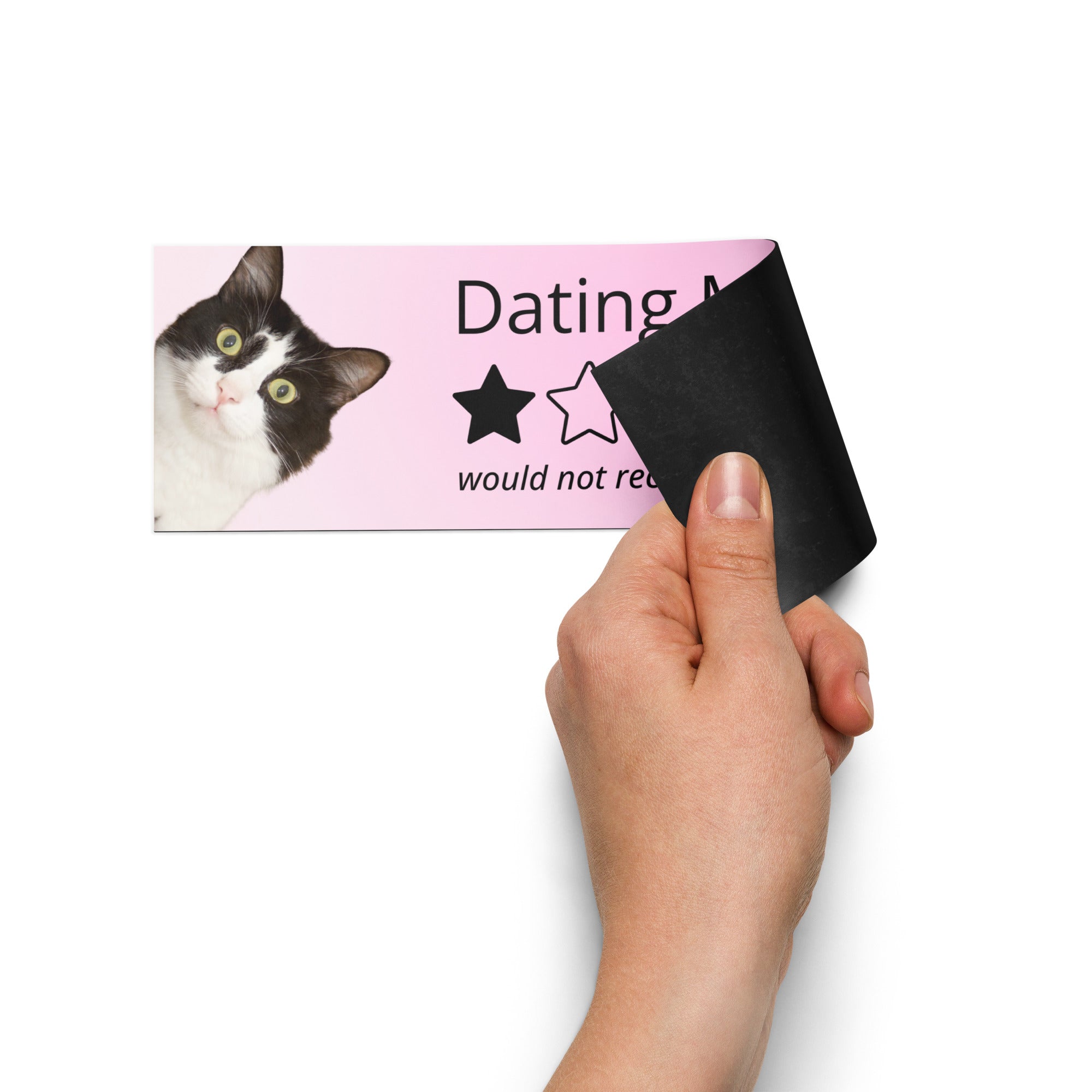 Dating Men Magnetic Bumper Sticker