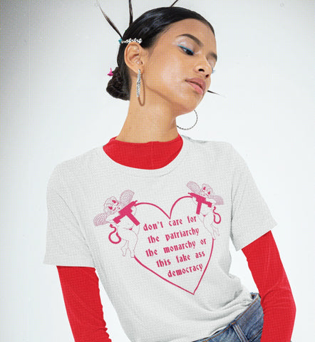Don’t Care For The Patriarchy Unisex Feminist T-shirt - Shop Women’s Rights T-shirts And Feminist Apparel - Feminist Trash Store