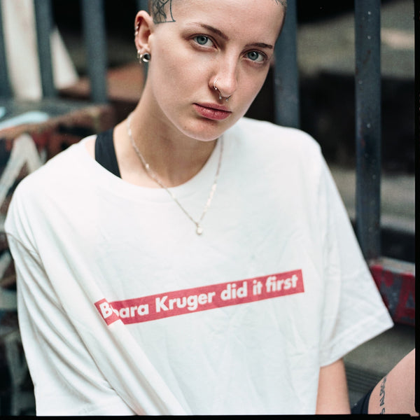 DEEP INSIDE Tシャツ Barbara Tucker Tシャツ 90s Rage against the machine ”Barbara Kruger” m