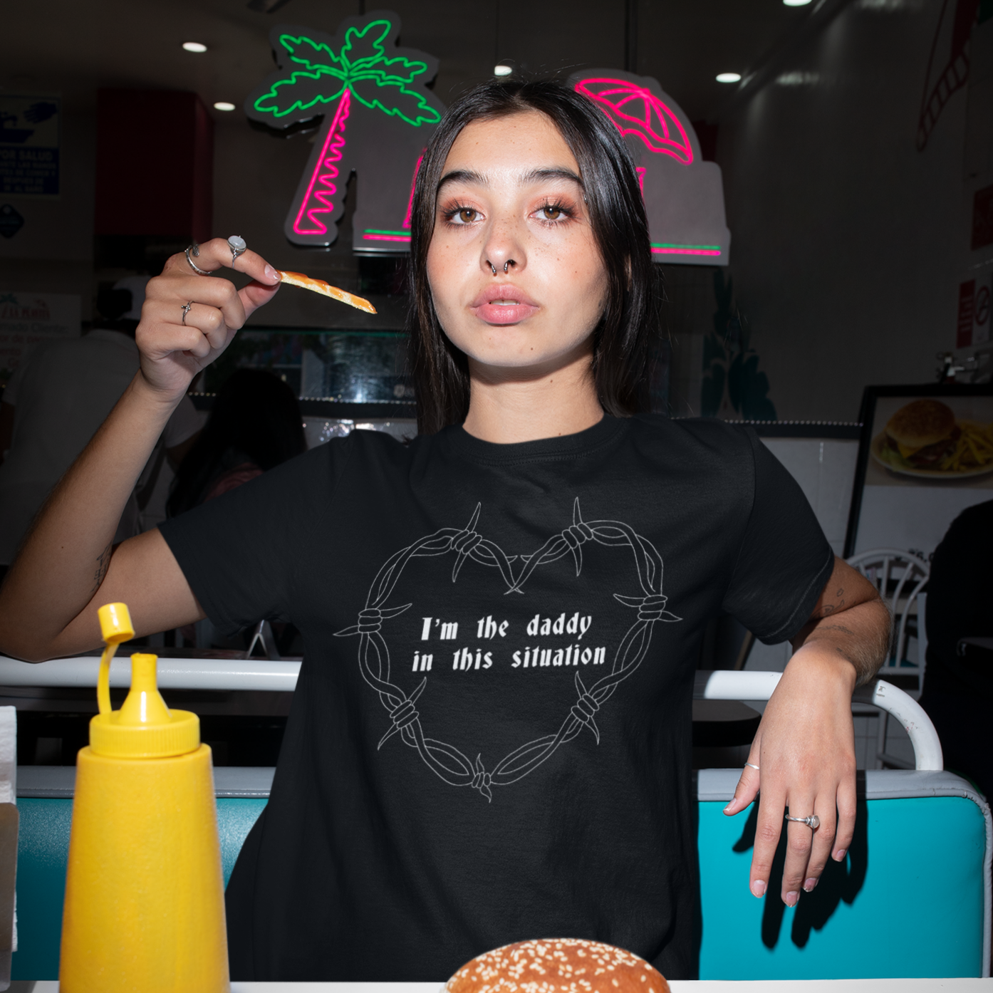 Black feminist t-shirt: 'I'm The Daddy In This Situation' statement