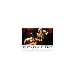 Just Girly Things sticker