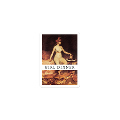 Girl Dinner Sticker