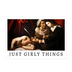 Just Girly Things sticker