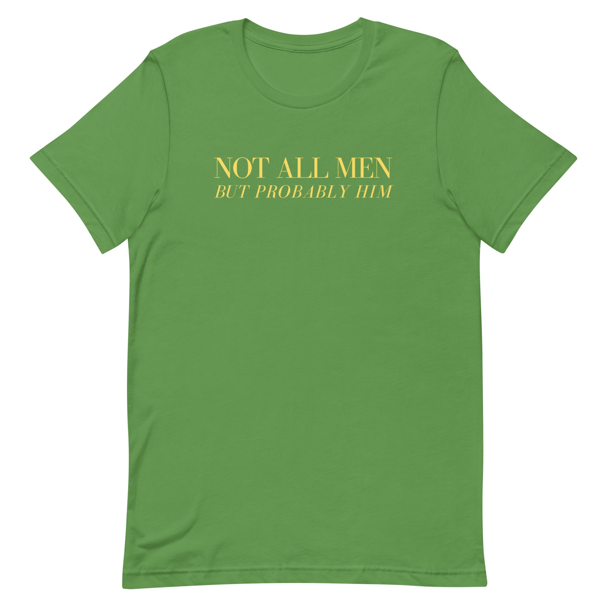Not All Men But Probably Him Unisex t-shirt