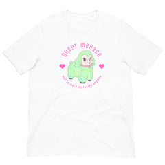 Queer Menace Unisex Pride T-shirt - Shop Feminist T-shirts - Feminist Trash Store - White