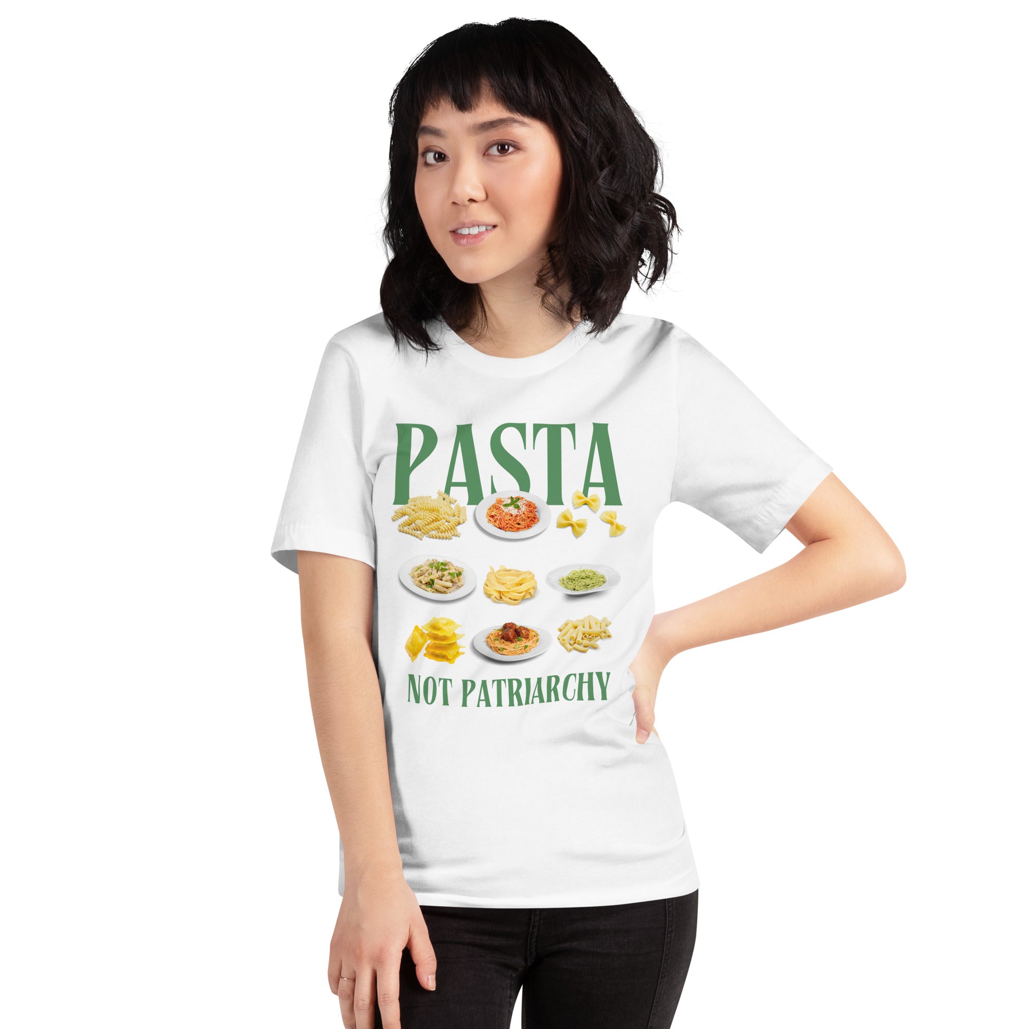 Pasta Not Patriarchy Unisex t-shirt