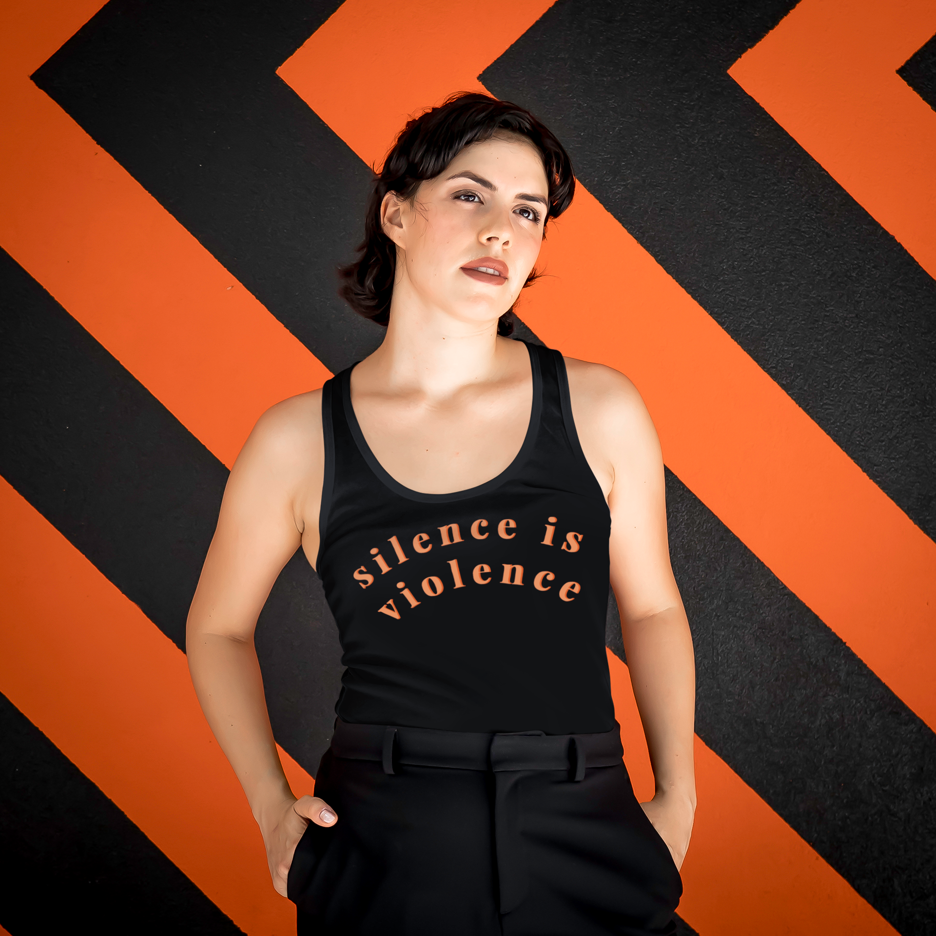 Silence Is Violence Unisex Tank Top - Feminist Trash Store