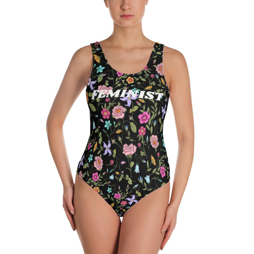 Feminist One-Piece Swimsuit - Feminist Trash Store