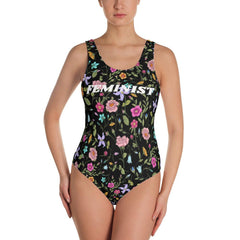 Feminist One-Piece Swimsuit - Feminist Trash Store