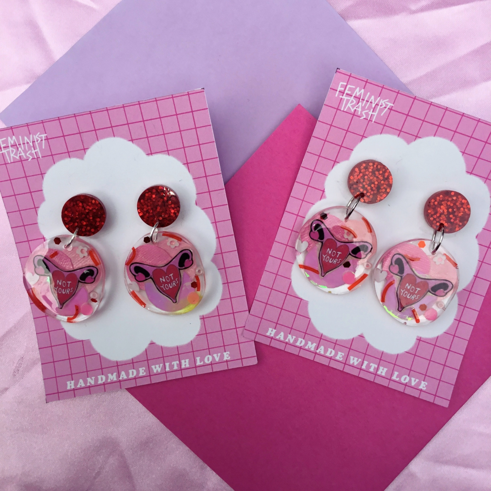 Not Yours Ovary Dangle Earrings