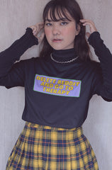 Delete Reddit And Go To Therapy Unisex Feminist T-Shirt - Shop Women’s Rights T-shirts - Oversized Black Women’s T-shirt