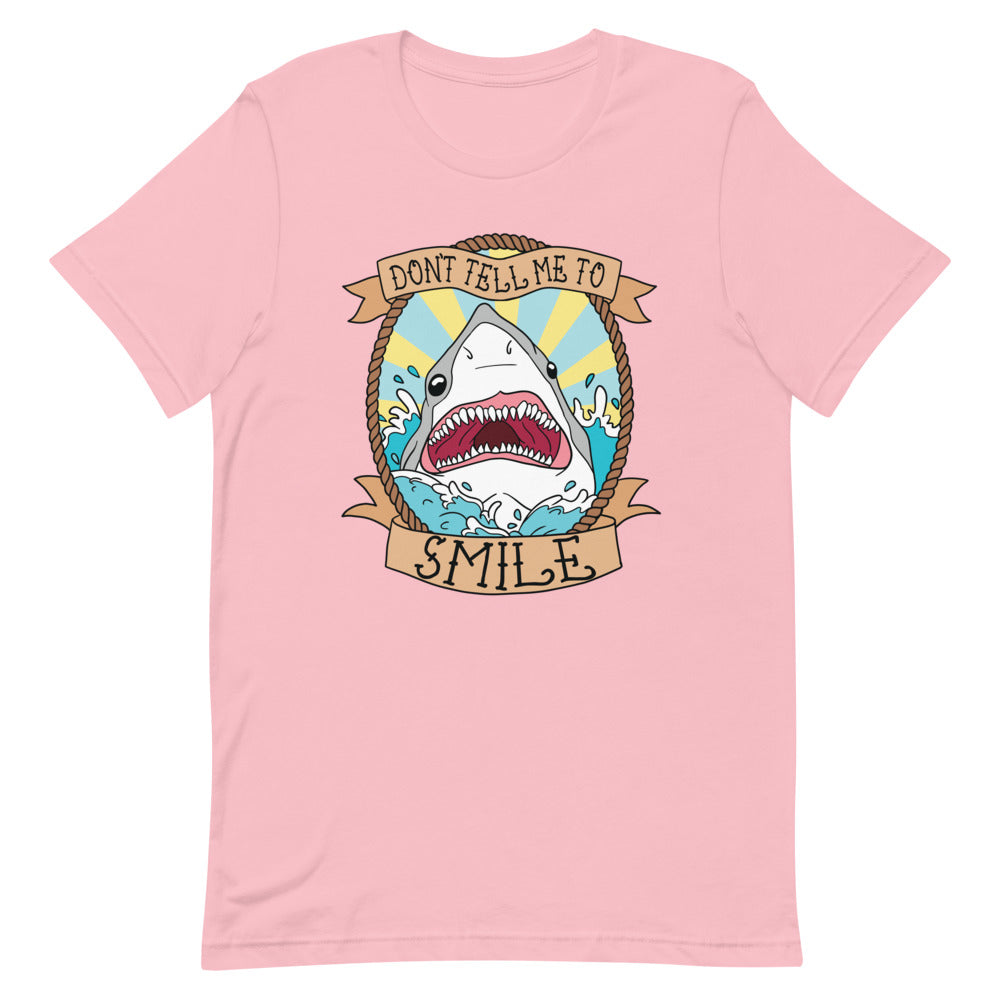 *Don't Tell Me To Smile Short-Sleeve Unisex T-Shirt - Feminist Trash Store
