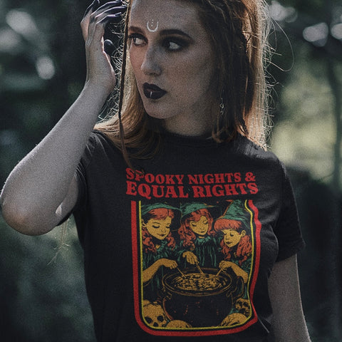 Spooky Nights & Equal Rights Unisex t-shirt