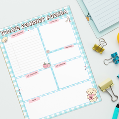 Feminist Agenda Daily Planner Notepad