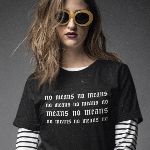 No Means No Unisex t-shirt