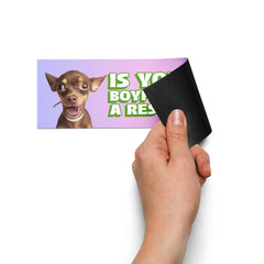 Is Your Boyfriend A Rescue? Car Magnet