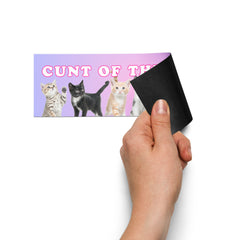 Cunt Of The Litter Car Magnet