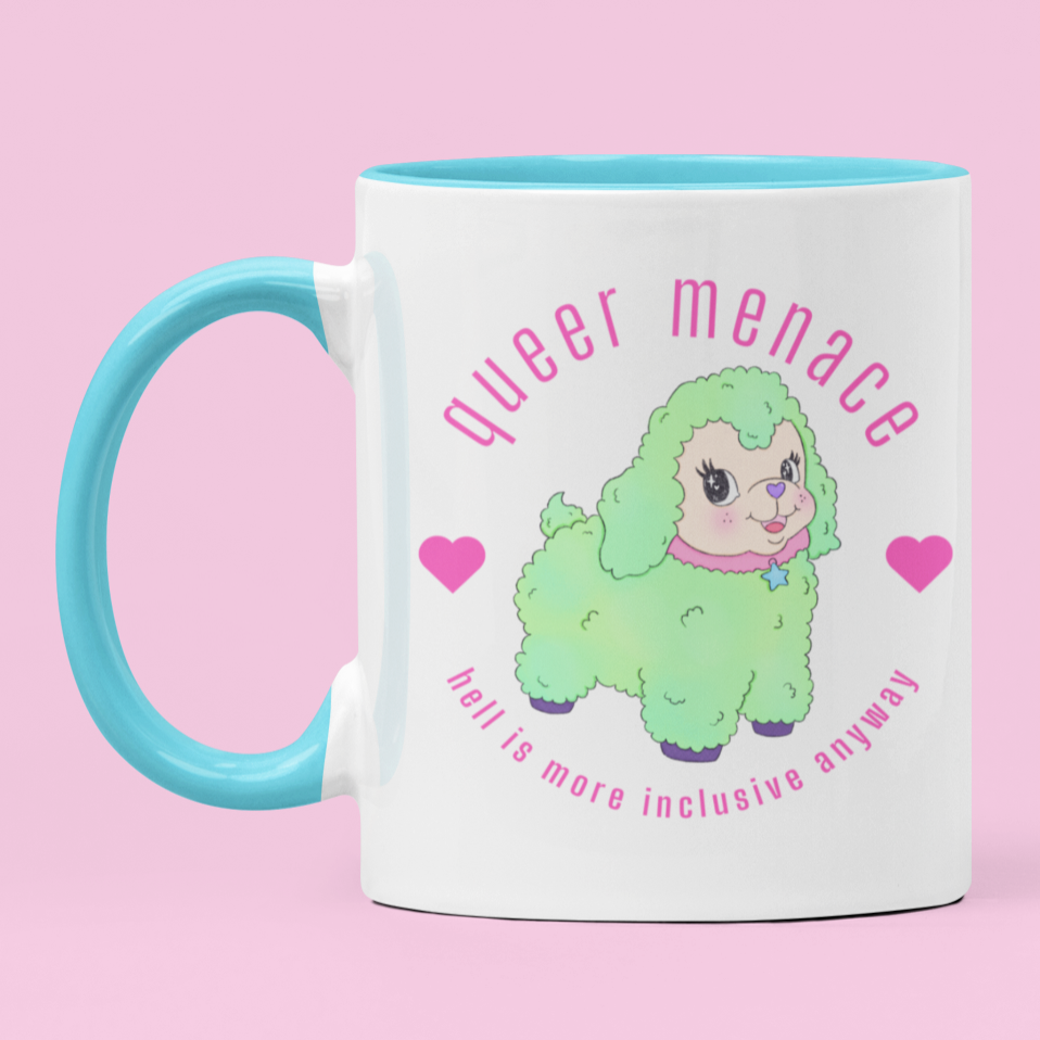 Queer Menace Pride Mug - Shop Feminist T-shirts - Feminist Trash Store