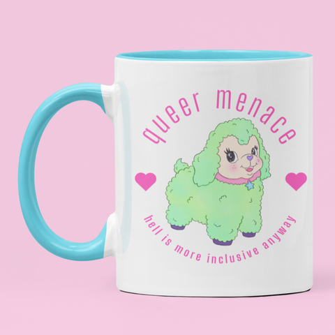 Queer Menace Pride Mug - Shop Feminist T-shirts - Feminist Trash Store