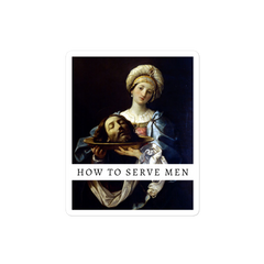 How To Serve Men Sticker