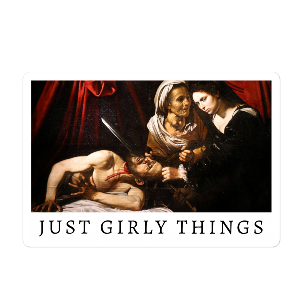 Just Girly Things sticker