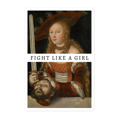 Fight Like A Girl Sticker