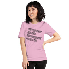 Lilac Feminist Tee - "The Patriarchy Has Been Using Your Body Against You" - Shop Empowering Feminist Apparel