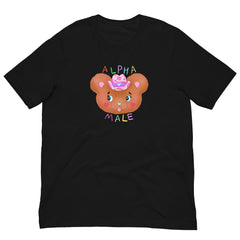Alpha Male Unisex Pride T-shirt - Shop Feminist T-shirts - Feminist Trash Store - Black