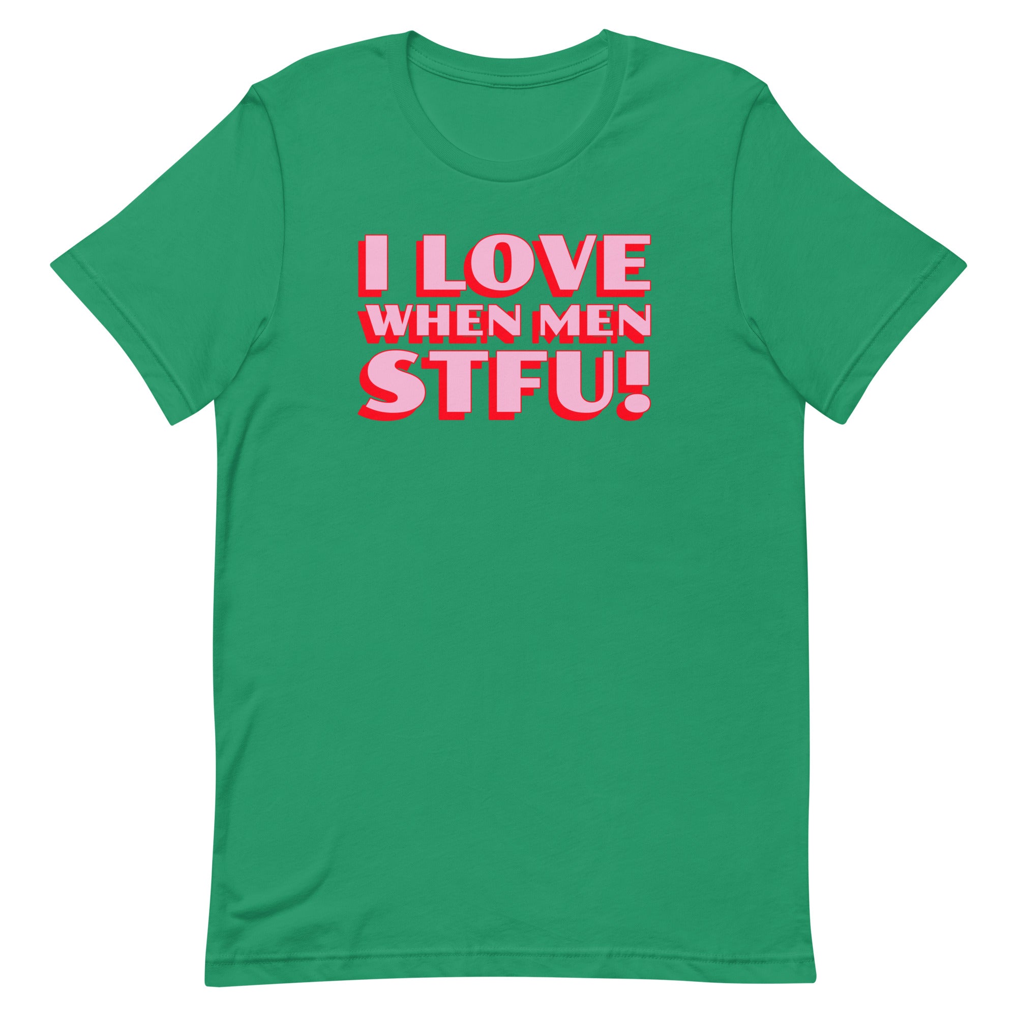 T-Shirt 'I Love Men Who Shut The Fuck Up' - Style Y2K, Slogan Iconique, Coupe Classique Unisexe