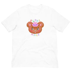 Alpha Male Unisex Pride T-shirt - Shop Feminist T-shirts - Feminist Trash Store - White