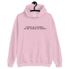 Vibrant Pink Feminist Hoodie - "Instead of Bothering Me, You Should Try Therapy" - Shop Feminist T Shirts