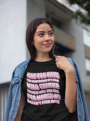 May You Have The Confidence Unisex Feminist T-shirt- Shop Women’s Rights T-shirts - Feminist Trash Store - Oversized Black Women’s T-shirt
