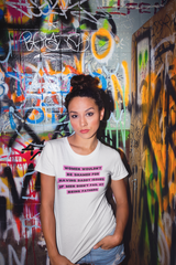 Daddy Issues Unisex Feminist  T-shirt - Shop Women’s Rights T-shirts - Feminist Trash Store - White Women’s Shirt