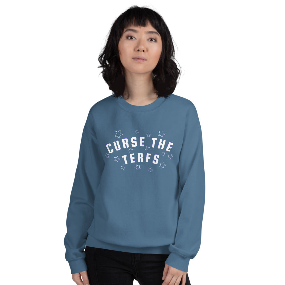 Curse The Terfs Unisex Feminist Sweatshirt - Feminist Trash Store 