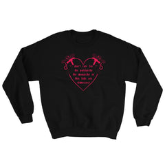 Don’t Care For The Patriarchy, The Monarchy Or This Fake Ass Democracy Unisex  Feminist Sweatshirt - Feminist Trash Store - Don’t Care For The Patriarchy, The Monarchy Or This Fake Ass Democracy Unisex Sweatshirt - Feminist Trash Store - Shop Women’s Rights T-shirts - Black 