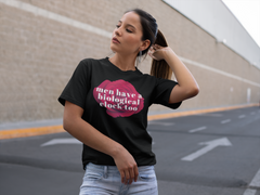 Men Have A Biological Clock Too Unisex Feminist T-shirt- Shop Women’s Rights T-shirts - Feminist Trash Store - Black Oversized Women’s T-shirt