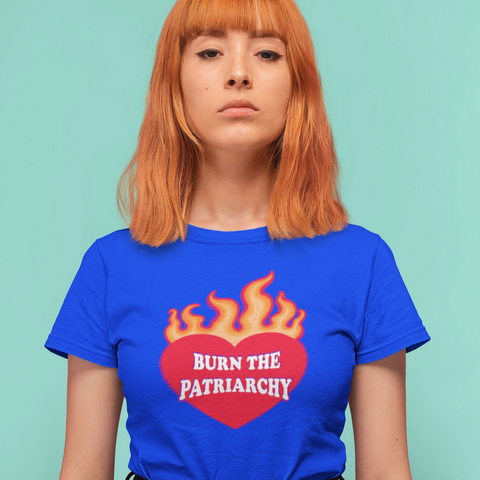 Burn The Patriarchy Unisex Feminist T-shirt - Feminist Trash Store - Shop Women’s Rights T-shirts