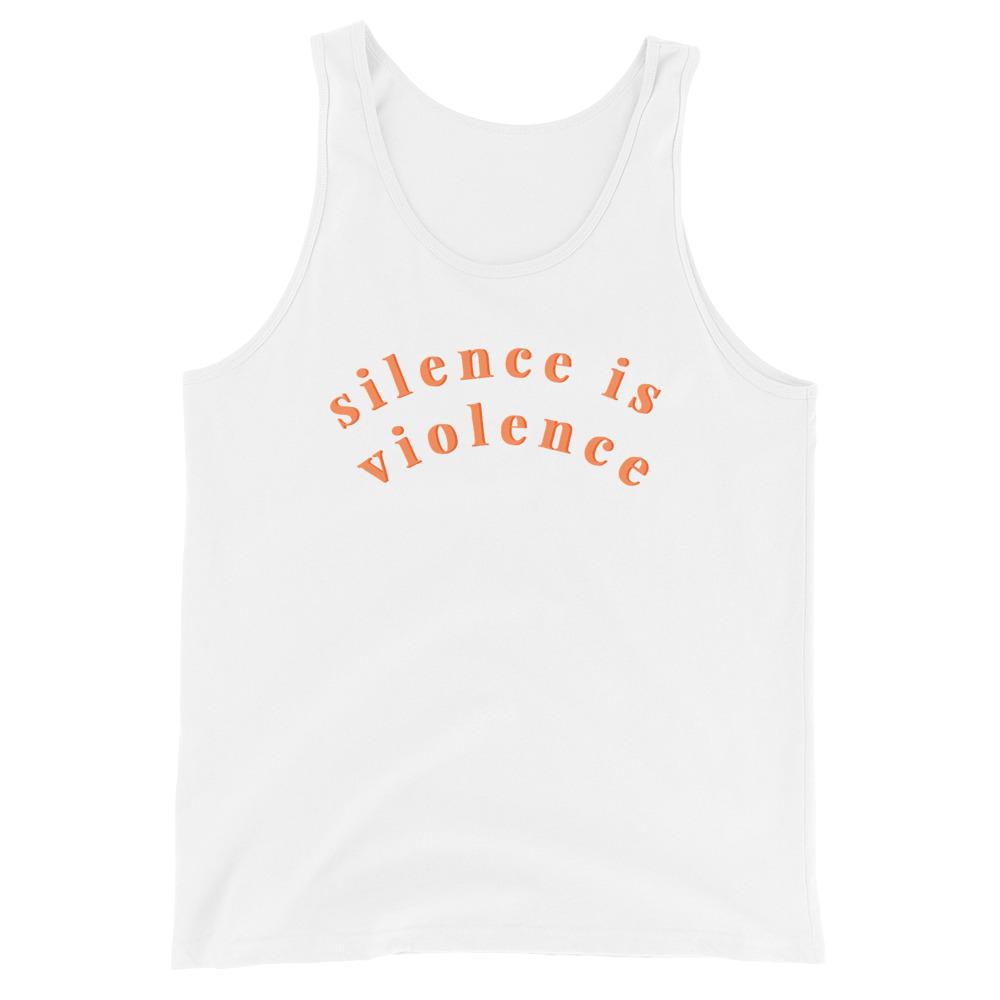 Silence Is Violence Unisex Tank Top - Feminist Trash Store 