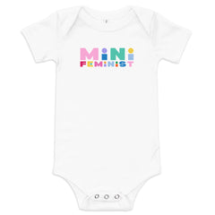 Mini Feminist Baby short sleeve one piece