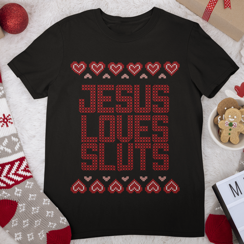 *Jesus Loves Sluts Limited Edition Unisex T-Shirt - Feminist Trash Store 