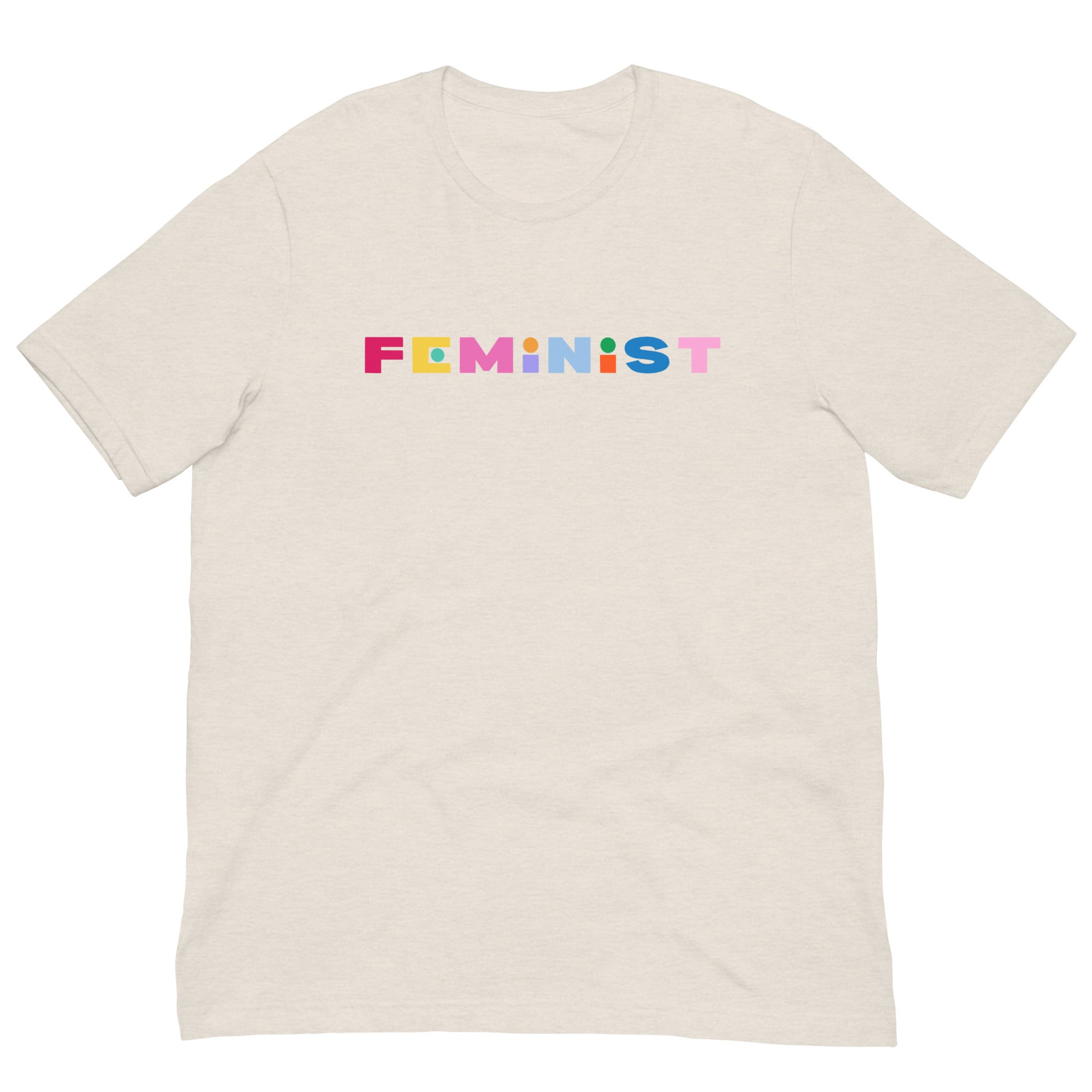 Feminist Unisex t-shirt - Shop Women’s Rights T-shirts - Feminist Trash Store - Heather Dust