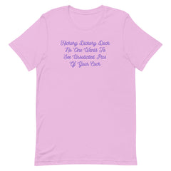 Hickory Dickory Dock Unisex Feminist T-shirt - Shop Women’s Rights T-shirts - Feminist Trash Store - Lilac 