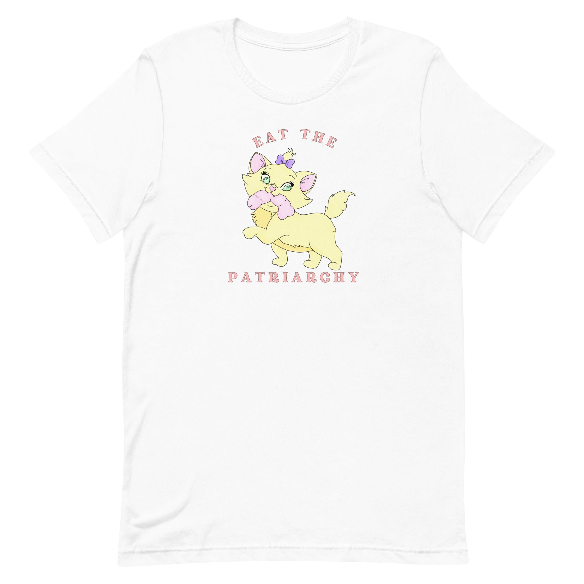 Eat The Patriarchy Unisex Feminist T-shirt - Shop Women’s Rights T-shirts - Feminist Trash Store - White