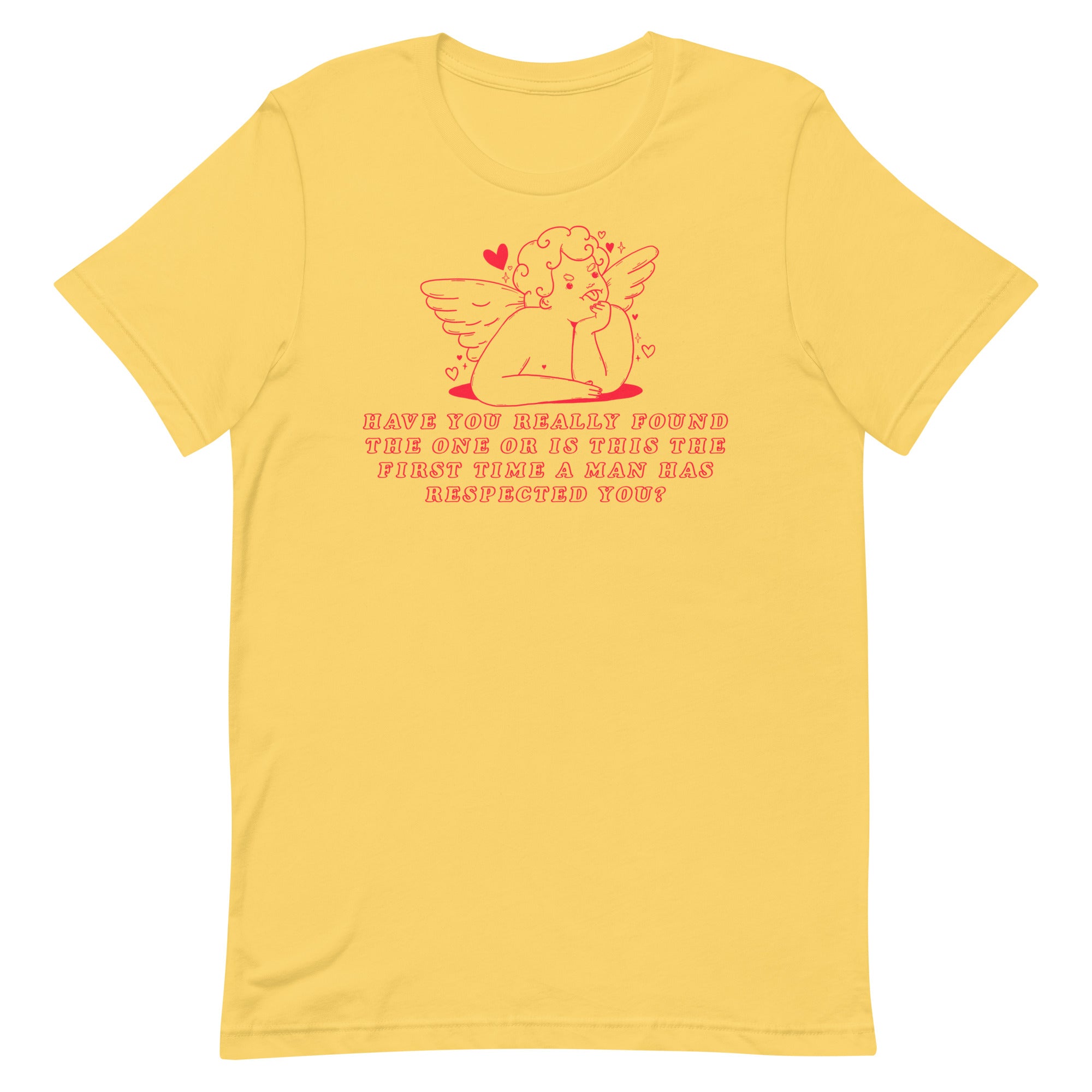 Have You Really Found The One? Unisex Feminist T-shirt - Shop Women’s Rights T-shirts - Feminist Trash Store - Yellow