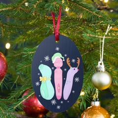 Holiday Vibes Wooden ornaments